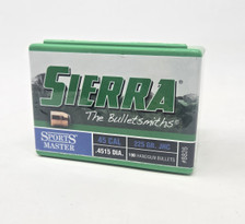 Sierra 45 Cal (.451 Dia) Reloading Bullets SRAA8826 225 Grain Jacketed Hollow Cavity 100 Pieces