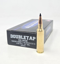 DoubleTap 300 WSM Ammunition 3SM165SS 165 Grain Swift Scirocco II 20 Rounds