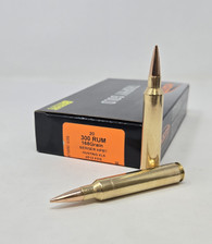 HSM 300 RUM Ammunition Trophy Gold HSM300RUM168VLD 168 Grain Hollow Point Boat Tail 20 Rounds