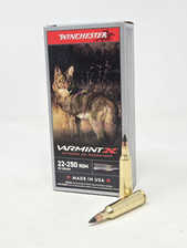 Winchester 22-250 Rem Ammunition X22250PXP 55 Grain Varmint-X 20 Rounds