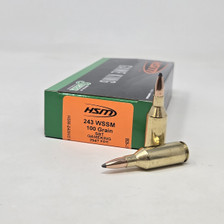 HSM 243 WSSM Ammunition Game King HSM243WSSM-7-N 100 Grain Spitzer Boat Tail 20 Rounds