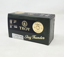 Troy 12 Gauge Ammunition Slug Thunder TROY12THUNDER 2-3/4" Slug 1.1oz 1500fps 10 Rounds