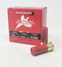 Winchester 12 Gauge Ammunition Magnum Pheasant High Brass MP1256 2-3/4" Blended 5&6 Shot 1-1/4oz 1450fps 25 Rounds