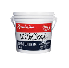 Remington 9mm Ammunition "We The People" L9MM3BUS 115 Grain Full Metal Jacket Bucket 250 Rounds