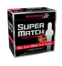 Winchester 12 Gauge Ammunition Super Match SM12H7 2-3/4" #7.5 Shot 1-1/8oz 1235fps 25 Rounds
