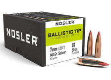 Nosler 7mm (.284 Dia) Reloading Bullets NOS28140 140 Grain Ballistic Tip Hunting 50 Pieces