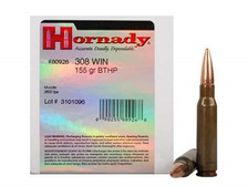 Hornady 308 Steel Match H80926 155 gr BTHP Steel Case 50 rounds