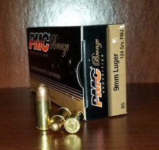 PMC 9mm Ammunition PMC9G 124 Grain Full Metal Jacket 50 Rounds