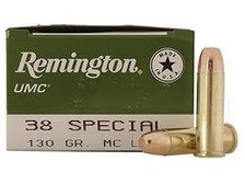 Remington 38 Special L38S11 130 gr FMJ 50 rounds