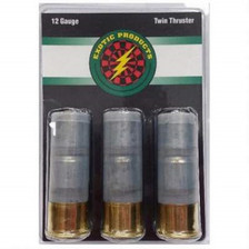 Exotic 12 Gauge Ammunition 00001 2-3/4" Twin Thruster Double 1oz Slugs 3 rounds