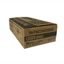 Winchester 9mm USA Forged Steel Casings WIN9S 115 gr FMJ 50 rounds