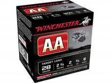 Winchester 28 Gauge Ammunition AA Target AA288 2-3/4" 3/4oz #8 Shot 250 rounds