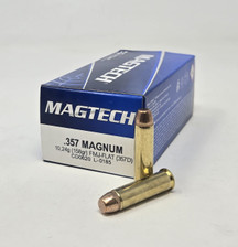 Magtech 357 Magnum Ammunition MT357D 158 Grain Full Metal Jacket-Flat 50 rounds