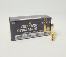 Fiocchi 357 Magum Ammunition FI357B 158 Grain Jacketed Hollow Point CASE 1000 rounds