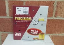 Precision One 45 Colt Ammunition 250 Grain Full Metal Jacket 250 rounds