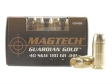 Magtech 40 S&W Guardian Gold GG40B 180 Grain Jacketed Hollow Point 20 rounds