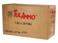 Tula 7.62x39mm 122 gr FMJ CASE 1000 rounds