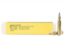 Buffalo Bore Sniper 223 Remington Ammunition S22355 55 Grain Polymer Tip 20 rounds