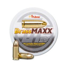 Tula 9mm BrassMAXX Ammunition 115 Grain Full Metal Jacket CAN 100 rounds