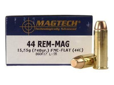 MAGTECH 44 Magnum Ammunition Full Metal Jacket C-Flat, 240 Grain 50 rounds