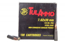 Tula 7.62x39mm 124 gr FMJ 100 rounds