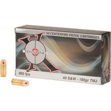 Ten Ring 40 S&W Ammunition 180 Grain Total Metal Jacket Case of 500 Rounds