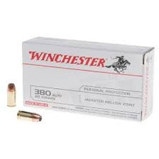 Winchester 380 Auto USA380JHP 95gr JHP 50 rounds