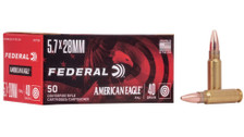 Federal 5.7x28mm Ammunition American Eagle 40 Grain Full Metal Jacket Case of 500 Rounds