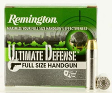 Remington 357 Magnum Ammunition Ultimate Defense HD357MA 125 Grain Bonded Jacketed Hollow Point 20 rounds