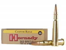 Hornady 303 British Custom H8225 150 gr Interlock SP 20 rounds