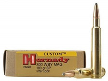 Hornady 300 Weatherby Custom H8222 180 Grain InterLock Spire Point 20 rounds