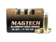 Magtech 38 Special +P Guardian Gold GG38A 125 Grain Jacketed Hollow Point 20 rounds