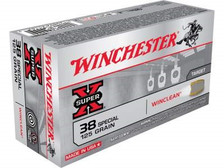 Winchester 38 Special Ammunition WinClean WC381 125 Grain Jacketed Soft Point 50 rounds