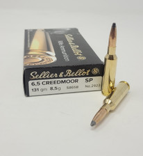 Sellier & Bellot 6.5 Creedmoor Ammunition SB65B 131 Grain Soft Point 20 Rounds