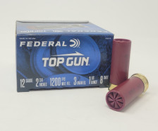 Federal 12 Gauge Ammunition Top Gun TG128 2-3/4" #8 1-1/8 Oz 1200fps 250 rounds