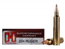 Hornady 204 Ruger Superformance Varmint H83206 CASE 40 gr V-MAX 200 rounds