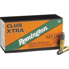Remington Eley Club Extra 22LR RE22CX 40 gr LRN 50 rounds