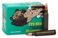 Brown Bear 223 Remington Ammunition AB223HP 55 Grain Hollow Point 20 rounds