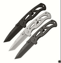 Smith & Wesson 3 Piece Folding Knife Combo Set (Set of 3) SWP17-7CP Black and Gray