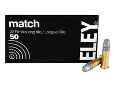 Eley 22LR Match ELEY1100 40 gr Lead Round Nose 50 rounds