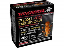 Winchester 410 Bore PDX1 Defender S410PDX1 2-1/2" 3 Disks over 1/4 oz BB Shot 750fps 10 rounds