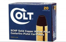 Colt 380ACP 80 gr solid copper Hollow Point AC380HPCS 20 rounds