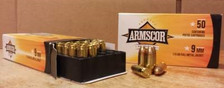 Armscor USA 9mm Ammunition FAC9-2N 115 Grain Full Metal Jacket 50 rounds