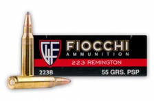 Fiocchi Field Dynamics Soft Point 223 Remington Ammo 50 Round Box, 223B50