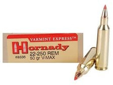 Hornady Varmint Express 22-250 Rem. H8336 50gr V-Max 20 rounds