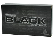 Hornady 300 AAC Blackout Ammunition Black Rifle H80873 110 Grain V-MAX 20 rounds