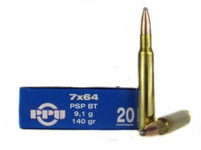 Prvi PPU 7x64mm Ammunition PP767 140 Grain Pointed Soft Point Boat Tail 20 Rounds