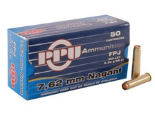 Fiocchi 7.62 Nagant Ammunition FI762A 98 Grain Full Metal