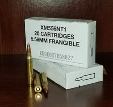 Federal 5.56x45mm Ammunition XM556NT1 50 Grain Non-Toxic Frangible Soft Point 500 rounds