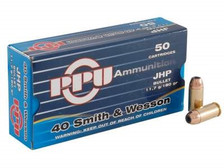 Prvi PPU 40 Smith and Wesson Ammunition PPR402 165 Grain Full Metal Jacket 50 Rounds